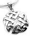 Sterling Silver Classic Celtic Knot Pendant Necklace