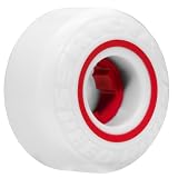 Ricta 51mm Speedrings 81b Skateboard Wheels White/Red (set of four)
