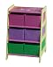 4Gr8 Kidz Pink Series Kids Storage with 6 Durable Fabric Bins