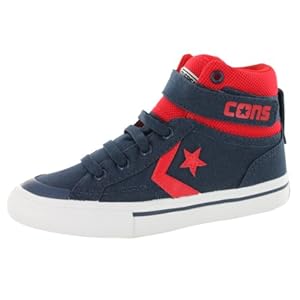 Converse Boys' Chuck Taylor Pro Blaze Strap High Top Sneaker Navy 3 M US