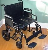 HEAVY DUTY 22 TRANSPORT WHEELCHAIR - WHEEL CHAIR