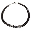 Sterling Silver Necklaces Smokey Quartz Gemstone Jewelry 19 inches
