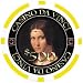 Roll of 25 Leonardo Da Vinci Masterworks 11.5 gram Yellow $500 Denominated Clay Composite Poker Chips