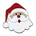 PinMart Santa Face Christmas Holiday X-Mas Brooch Enamel Lapel Pin