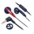 Genius HP-02V Headphone for portable Audio Device. Comfortable fit in the ear design. Ultra-convenient volume control.