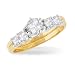 Jewelry : 3/8 ct dtw solitaire wrap
