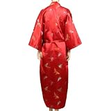 Stunning Butterfly Silk Kimono Robe, One Size