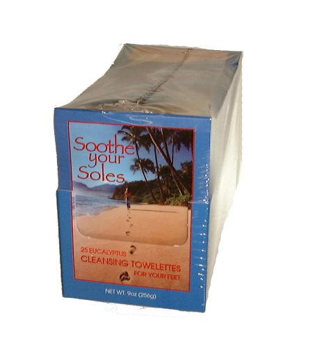 Soothe Your Soles Cleansing Towelette Box (25 Towelettes)