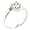 Sterling Silver Round Cut Cz Twist Promise Wedding Engagement Solitaire Ring