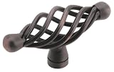 Amerock BP19321-ORB Village Classics Birdcage 2-5 8-Inch Maximum Width Oval Knob, Oil Rubbed Bronze