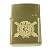 ZIPPO(ジッポー) FRENCH ARMED FORCES フランス軍エンブレムモデル TYPE-19 ブラッシュブラス ゴールド FRENCH-19