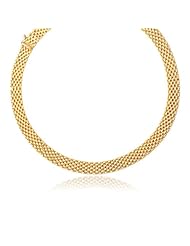 14K Yellow Gold Flexible Panther 9.0mm Line Necklace