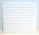 FastCap Adhesive Cover Caps PVC White 3/8" (1 Sheet 120 Caps)