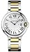 CARTIER BALLON BLEU UNISEX GOLD & STEEL WATCH W69008Z3