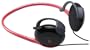 Aiwa HP-AJ121 Neckband Headphones (Open Air Type, Burning Black)