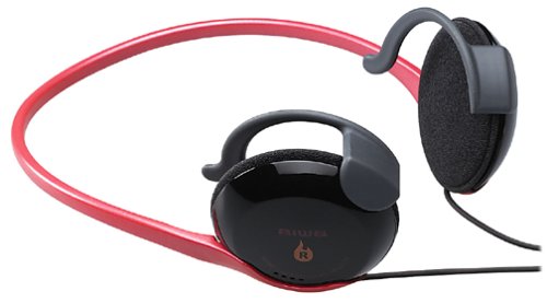 Aiwa HP-AJ121 Neckband Headphones (Open Air Type, Burning Black) under Aiwa in The Electronics Store