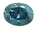 Oval Cut Loose Diamond (3.04 Ct, BLUE(IRRADIATED) Color ,I3 Clarity)