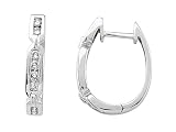 0.29 cts Round Diamonds Earrings - 14kt White Gold LIFETIME WARRANTEE