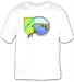 T-shirt with map, rope, infrastructure
