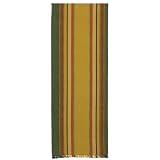 Durable Hand Woven 100% Cotton Colorful Green Striped Table Runners 12x72 Inches Set of Two by 