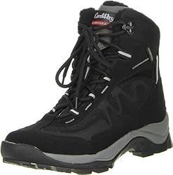 ConWay Damen Herren Winterstiefel Snowboots schwarz, Größe:39;Farbe:Schwarz