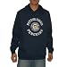 NHL Pittsburgh Penguins Mens Athletic Warm Pullover Hoodie / Sweatshirt Jacket with Embroidered Logo - Dark Blue (Size: 2XL)
