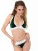 Velvet Bra Top and Thong Set with Marabou Trim