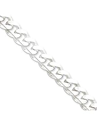 11mm, Sterling Silver, Curb Chain, 18 inch
