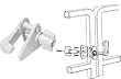 Gate Latch For Pontoon Door Black