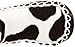 Mocc Ons Moccasin Style Slipper Socks, Cow Print - 6-12 Months