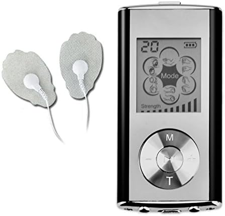 FDA Cleared OTC TAMTEC TENS Handheld Portable Electronic Pulse Massager - Pain Therapy Electronic Muscle Stimulator (Black)