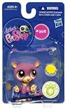 Littlest Pet Shop Get The Pets Single Figure Purple Bear