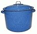 Camping Blue Enamel Stock Pot 21qt