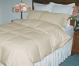 Microfiber Full/Queen Mini Comforter Set, Natural
