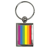 Gay Pride Flag Key Chain