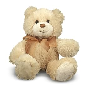 Melissa & Doug Princess Soft Toys 10" Plush Lil Butterscotch Bear