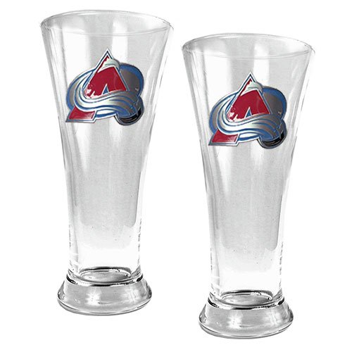 Buy Colorado Avalanche 2 Piece Glass Pilsner Set by FansEdge