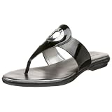 AK Anne Klein Women's Valentina Flat Thong Ring Sandal