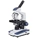 AmScope M620A Compound Monocular Microscope, WF10x and WF16x Eyepieces, 40x-1600x Magnification, Brightfield, LED Illumination, Abbe Condenser, Mechanical Stage, 110V