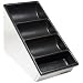 San Jamar L2150 8.75", 65 Degree Angle 22 Gauge Stainless Steel Lid Organizer