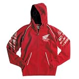 Fox Racing Honda Factory Men's Hoody Zip Casual Wear Sweatshirt