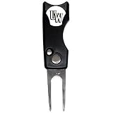 Wyoming Cowboys NCAA Spring Action Divot Repair Tool w/ Ball Marker