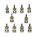 10 x 12mm Spring Clip Fuel Hose Line Water Pipe Air Tube Clamps Fastener
