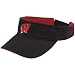 adidas Wisconsin Badgers Youth Black Basic Logo Adjustable Visor