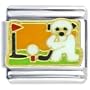 Golfer Sports Italian Charm Bracelet