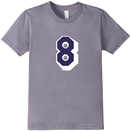 Kids Kobe 8 24 Legacy Lakers Fans Tribute T-shirt 12 Slate