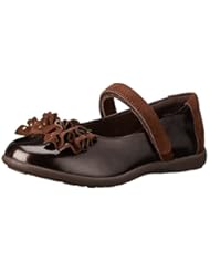 Shoes: Jumping Jacks Valerie Ballet Flat (Toddler/Little Kid/Big Kid), Brown/Brown Suede, 9.5 W US Toddler - Jumping Jacks
