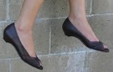 Chinese Laundry - CL By Laundry Brown Braided Vegan Peep Toe