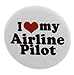 A&T Designs Unisex - I Love my Airline Pilot 1.25