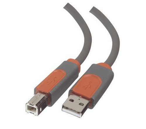 Belkin PRO Series Hi-Speed USB 2.0 Device Cable - USB cable - 4 PIN USB Type A (M) - 4 PIN USB Type B (M) - 3 m ( USB / Hi-Speed USB )